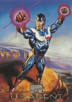 1996 Fleer/SkyBox Marvel Masterpieces #75 U.S. Agent Front
