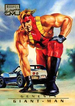 1996 Fleer/SkyBox Marvel Masterpieces #90 Giant-Man Front