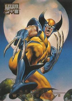 1996 Fleer/SkyBox Marvel Masterpieces #93 Wolverine Front