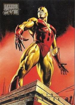 1996 Fleer/SkyBox Marvel Masterpieces #94 Daredevil Front