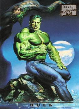 1996 Fleer/SkyBox Marvel Masterpieces #99 Hulk Front