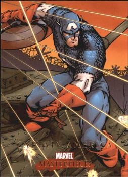 2008 Upper Deck Marvel Masterpieces Set 2 #8 Captain America Front