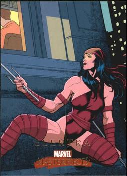 2008 Upper Deck Marvel Masterpieces Set 2 #23 Elektra Front