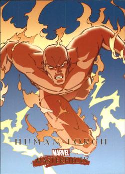 2008 Upper Deck Marvel Masterpieces Set 2 #35 Human Torch Front