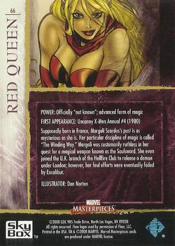 2008 Upper Deck Marvel Masterpieces Set 2 #66 Red Queen Back