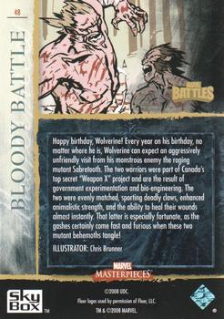 2008 Upper Deck Marvel Masterpieces 3 #48 Bloody Battle Back