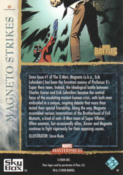 2008 Upper Deck Marvel Masterpieces 3 #60 Magneto Strikes Back