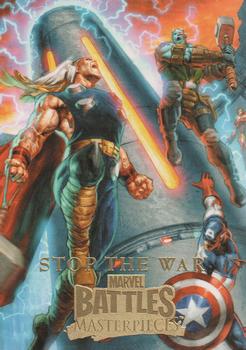 2008 Upper Deck Marvel Masterpieces 3 #67 Stop the War Front
