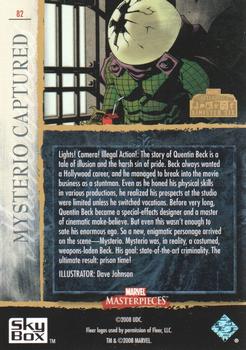 2008 Upper Deck Marvel Masterpieces 3 #82 Mysterio Captured Back