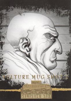 2008 Upper Deck Marvel Masterpieces 3 #90 Vulture Mug Shot 2 Front