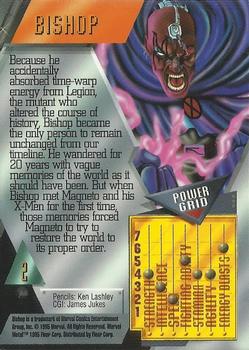 1995 Metal Marvel #2 Bishop Back