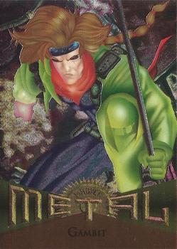 1995 Metal Marvel #4 Gambit Front