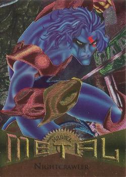 1995 Metal Marvel #7 Nightcrawler Front
