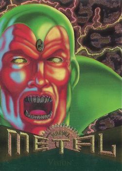 1995 Metal Marvel #15 Vision Front