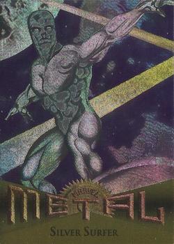 1995 Metal Marvel #18 Silver Surfer Front