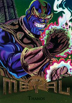 1995 Metal Marvel #19 Thanos Front