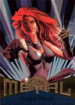 1995 Metal Marvel #25 Scarlet Witch Front