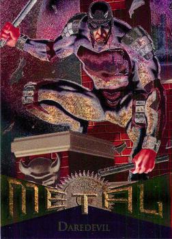 1995 Metal Marvel #28 Daredevil Front