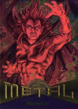 1995 Metal Marvel #34 Mephisto Front