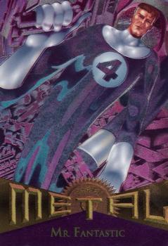 1995 Metal Marvel #36 Mr. Fantastic Front