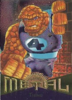 1995 Metal Marvel #42 Thing Front