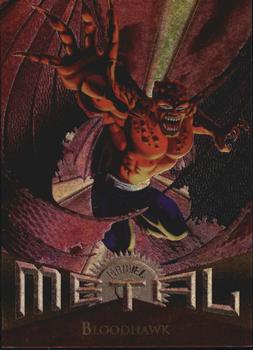 1995 Metal Marvel #43 Bloodhawk Front