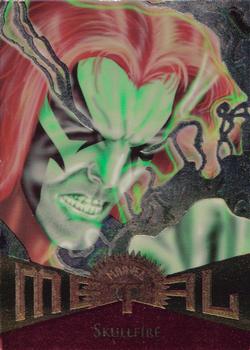 1995 Metal Marvel #52 Skullfire Front