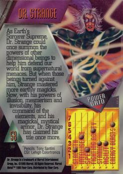 1995 Metal Marvel #58 Dr. Strange Back