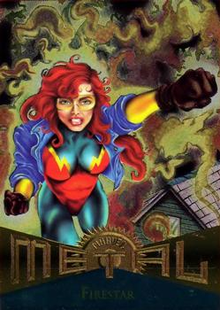 1995 Metal Marvel #63 Firestar Front