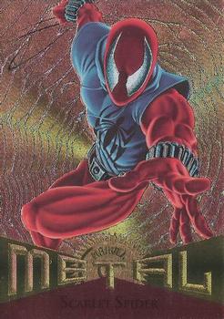 1995 Metal Marvel #75 Scarlet Spider Front