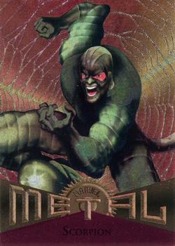 1995 Metal Marvel #76 Scorpion Front