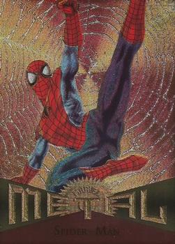 1995 Metal Marvel #78 Spider-Man Front