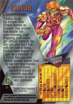 1995 Metal Marvel #87 Boomer Back