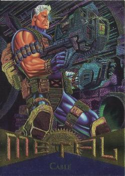 1995 Metal Marvel #88 Cable Front
