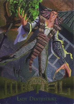 1995 Metal Marvel #100 Lady Deathstrike Front