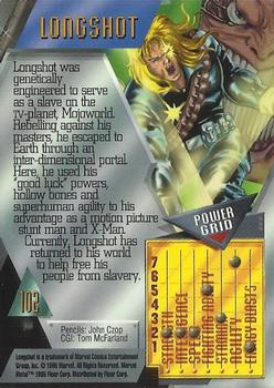 1995 Metal Marvel #102 Longshot Back