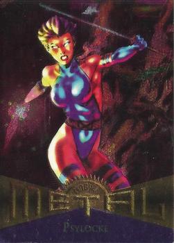 1995 Metal Marvel #112 Psylocke Front