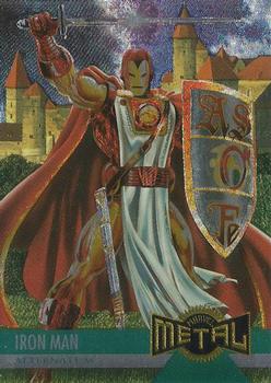 1995 Metal Marvel #130 Iron Man Front
