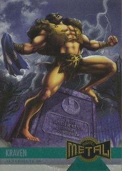 1995 Metal Marvel #131 Kraven Front