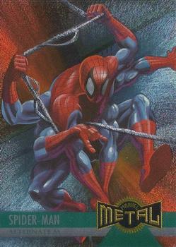 1995 Metal Marvel #134 Spider-Man Front