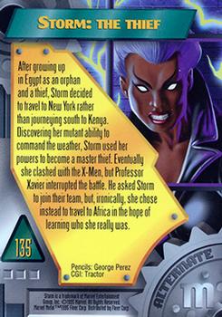 1995 Metal Marvel #135 Storm Back