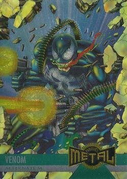 1995 Metal Marvel #136 Venom Front