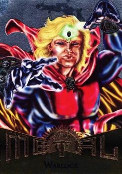 1995 Metal Marvel - Silver Flasher #21 Warlock Front