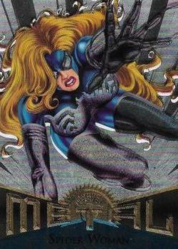 1995 Metal Marvel - Silver Flasher #26 Spider-Woman Front