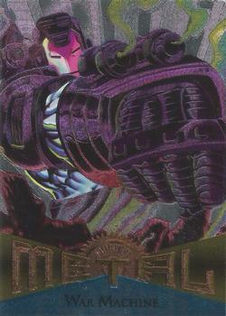1995 Metal Marvel - Silver Flasher #27 War Machine Front