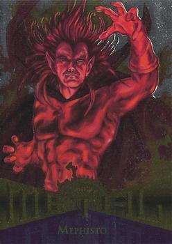 1995 Metal Marvel - Silver Flasher #34 Mephisto Front
