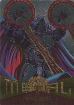1995 Metal Marvel - Silver Flasher #45 Doom 2099 Front