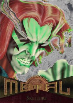 1995 Metal Marvel - Silver Flasher #52 Skullfire Front