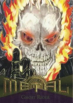 1995 Metal Marvel - Silver Flasher #59 Ghost Rider Front