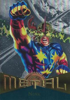 1995 Metal Marvel - Silver Flasher #67 Nova Front